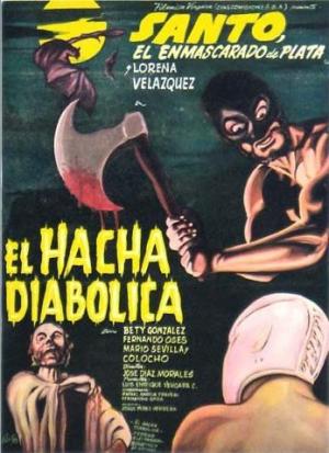 Santo En El Hacha Diabolica (1964) poster